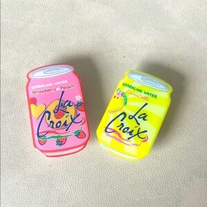 Set of Lacroix, sparkling water limoncello 🍋& strawberry peach 🍑 pop sockets